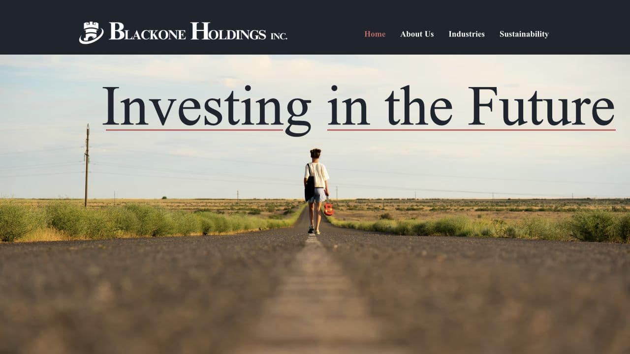 Blackone Holdings public website, captured 2026-10-27